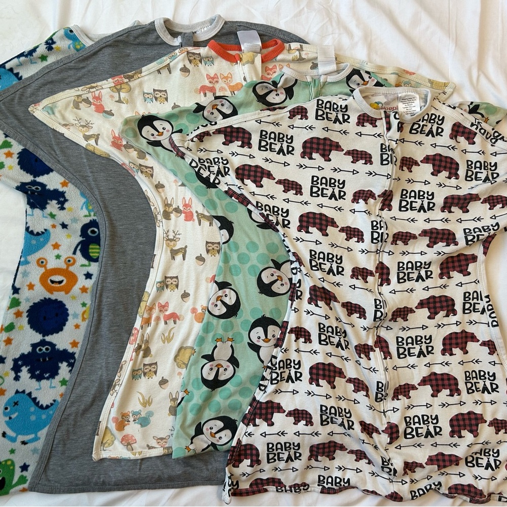 Bundle of 5 Zipadee Zip Sleep Sacks M